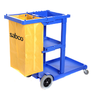 Sabco Janitors Cart  Blue
