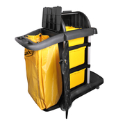 Sabco Premium Roll Top Janitor Cart With Cover