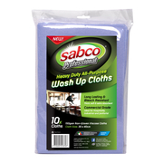 Sabco Heavy Duty All Purpose Washup Cloths Blue 10Pk