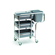 Sabco Collector Cart 3 Shelf With Bins