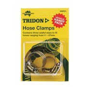 Tridon Hose Clamp 3pk Vehicle Handy Pack