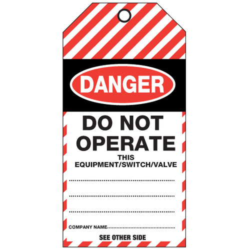 Tags Danger Do Not Operate