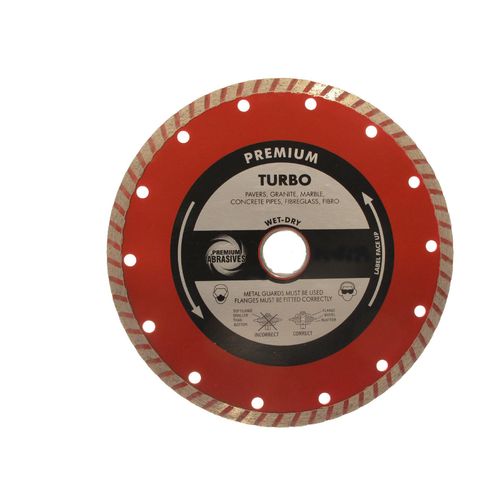 230mm Industrial Quality Diamond Blade Turbo Red
