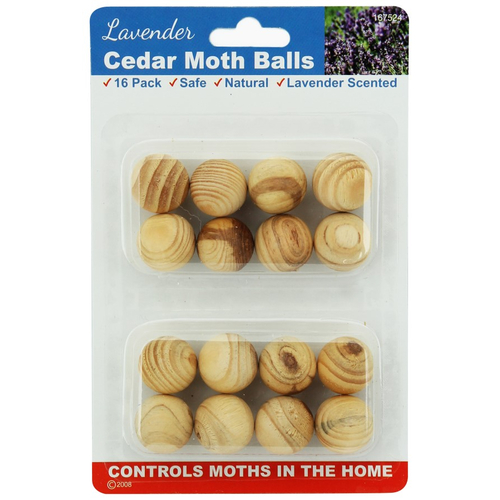 16pk Lavender Cedar Moth Balls