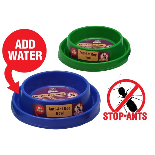 AntiAnt Dog Bowl 22.5cm x 16.5 x 5.5cm Pet Basic