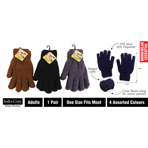 Mens Thermal Lined Gloves