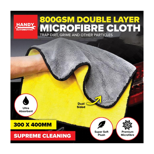 Microfibre Car Cloth Double Layer 30cm x 40cm
