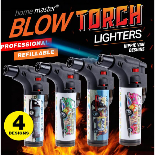 Lighter Gas Blow Torch Refillable - Hippie Van Designs