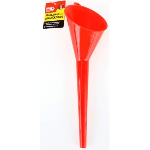 Funnel Angled Long Neck Red- 9cm x 26cm