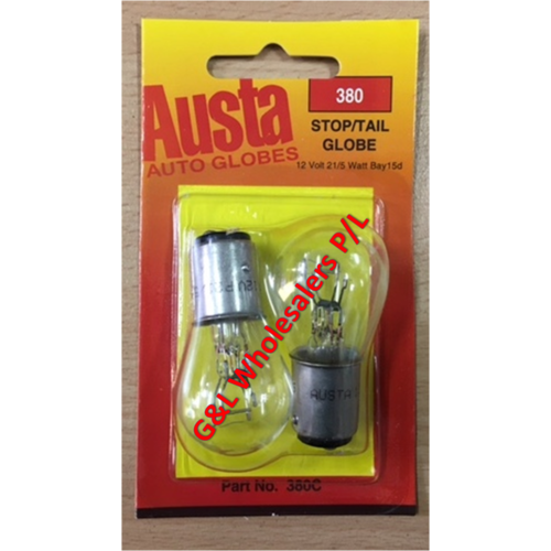 Austa Bay15d (offset) 25mm Bulb 2 Per Card 10pk