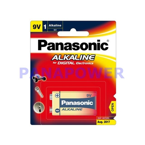 Panasonic 9v 1Pk Alkaline Battery