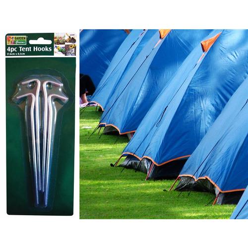 Garden Greens 4pc Tent Hooks 17.6cm x 0.5cm