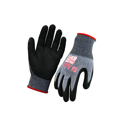 Pro Choice Arax Cut Resistant Wet Grip Nitrile Glove Crinkle Dip Size 10
