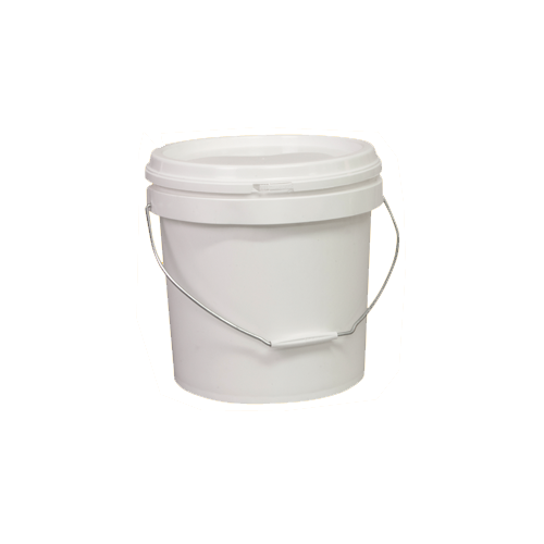 10L Pail With Lid White