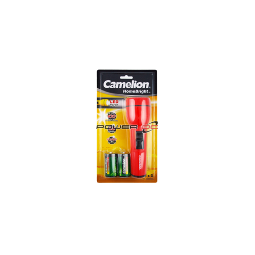 CAMELION TORCH 35LM LED 2xD BP1