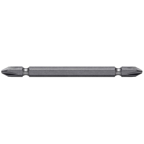 PH2 x 100mm Phillips Double Ended Bit Carded