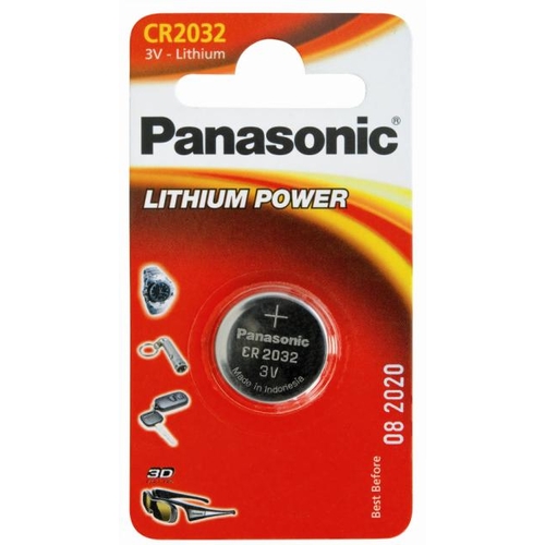 Panasonic 3v Coin Lithium Battery CR2032