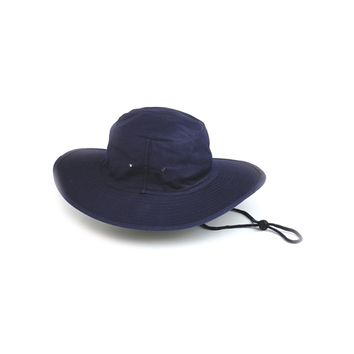 Canvas Sun Hat Blue Medium