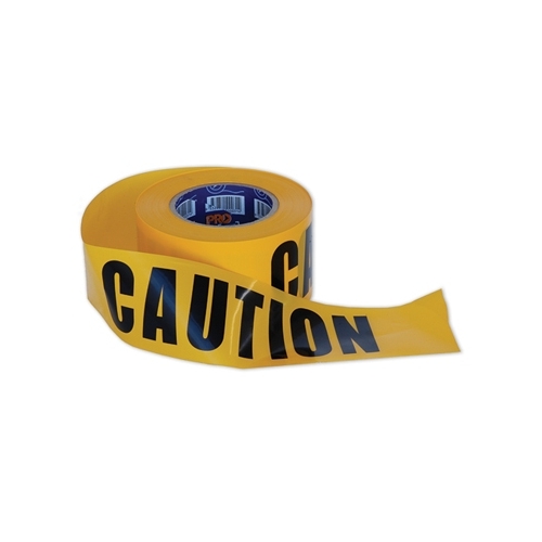 Pro Choice Caution Yellow Tape 100m x75mm Roll