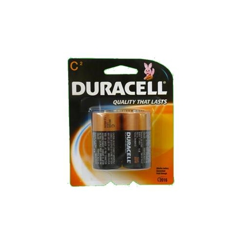 2pk Duracell Alkaline Bat. C