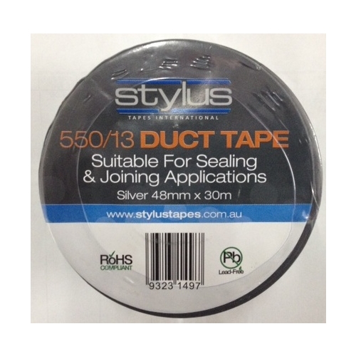 Stylus Duct Tape 48mm x 30m Silver