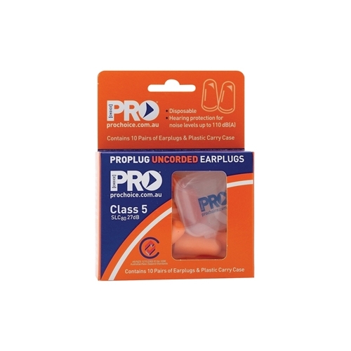 Pro Choice Earplugs Uncorded - 10pr Hand Pack