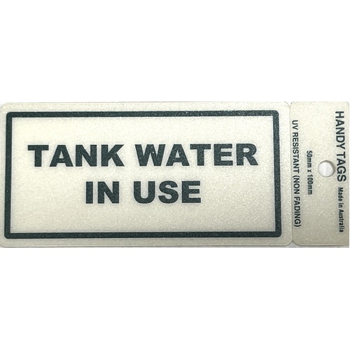 Self Adh Gr 50x100 Sign - Tank Water (5)
