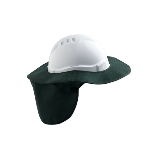 Pro Choice Detachable Hard Hat Brim/Neckflap Green