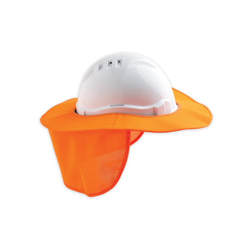 Pro Choice Detachable Hard Hat Brim/Neckflap Orange