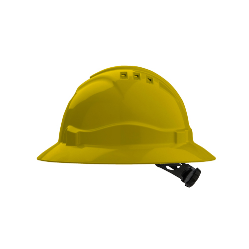 Hard Hat Vented 6 Point Full Brim Yellow