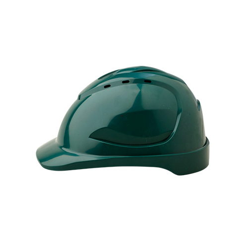 Pro Choice Hard Hat V9 Vented, 6 Point Pinlock Harness, Green