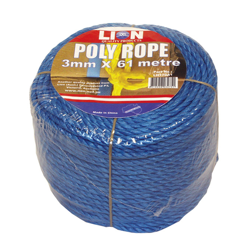 Lion Poly Rope 3mm x 61m