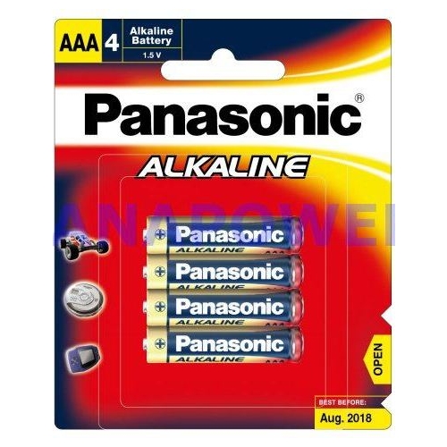 Panasonic AAA 4Pk Alkaline Battery