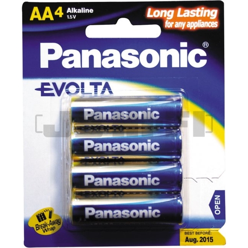 Panasonic AA 4Pk Evolta Battery
