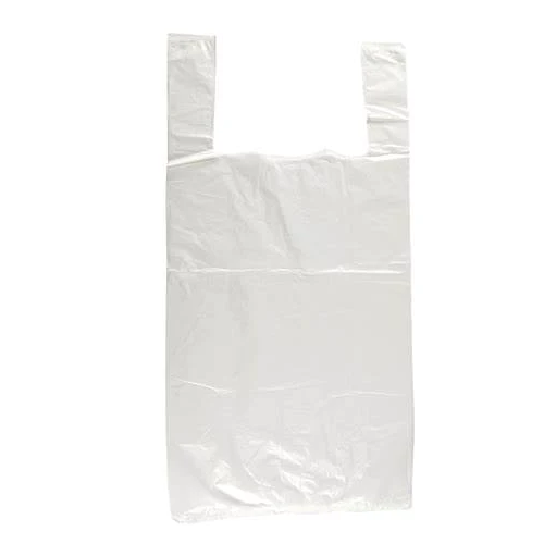 Large Reuseable Carry Bags White  500 Bags / ctn