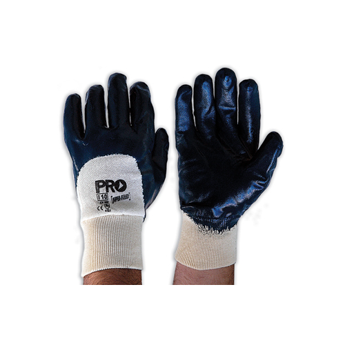 Pro Choice SuperGuard Blue Nitrile 3/4 Dipped Gloves Size 10