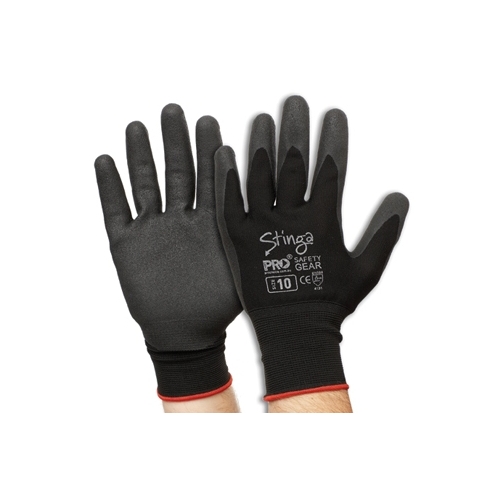 Pro Choice Stinga PVC Gloves Foam Palm Size 10