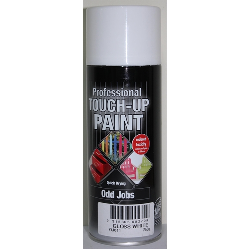 Odd Jobs Gloss White Enamel Spray Paint 250gm