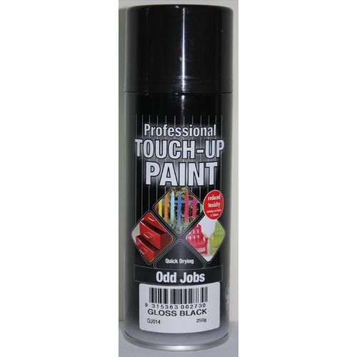 Odd Jobs Gloss Black Enamel Spray Paint 250gm