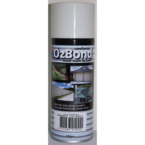OzBond Surfmist/Off White Acrylic Spray Paint 300g