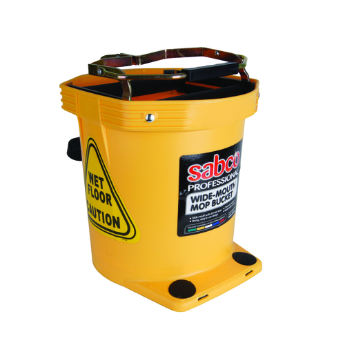 Sabco Wide Mouth 16 Litre Bucket Yellow
