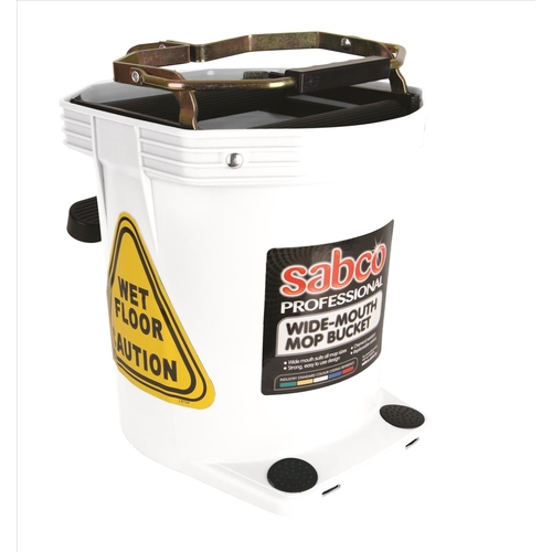 Sabco Wide Mouth 16 Litre Bucket White