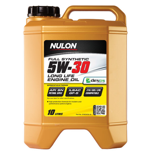 Nulon 5w30 Full Synthetic Fuel Effecient Engine Oil 10 Litre