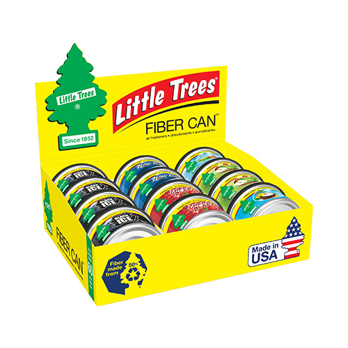 Little Tree Fibre Can Air Freshener Box of 12 mixed 