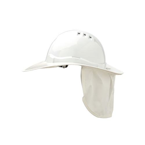 Shade Halo V6 Plastic Hard Hat Brim White