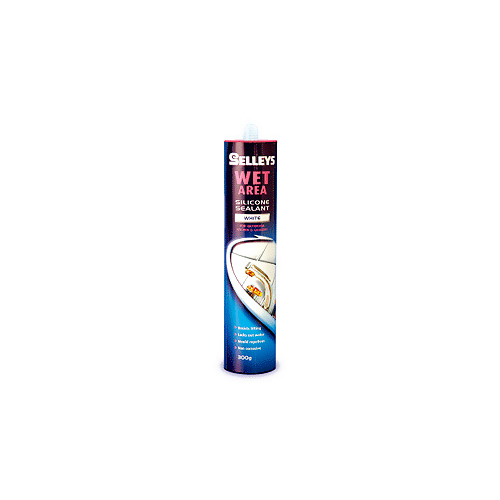 Selleys Wet Area Clear Silicone 300g