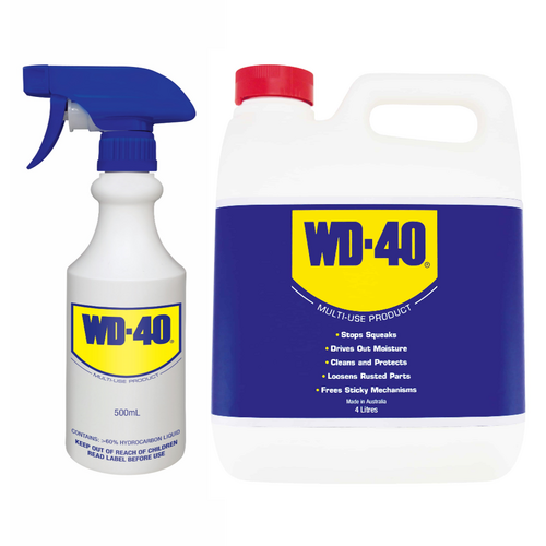 WD-40 Multi-Purpose Lubricant Liquid 4 Litre With Bonus Applicator
