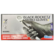 Black Rocket Nitrile Gloves 100pk