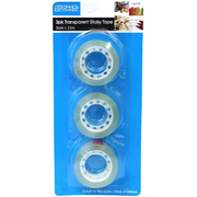 3pk Transparent Sticky Tape