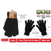 Gloves Chenille Thermal Lined Heat Control Ladies
